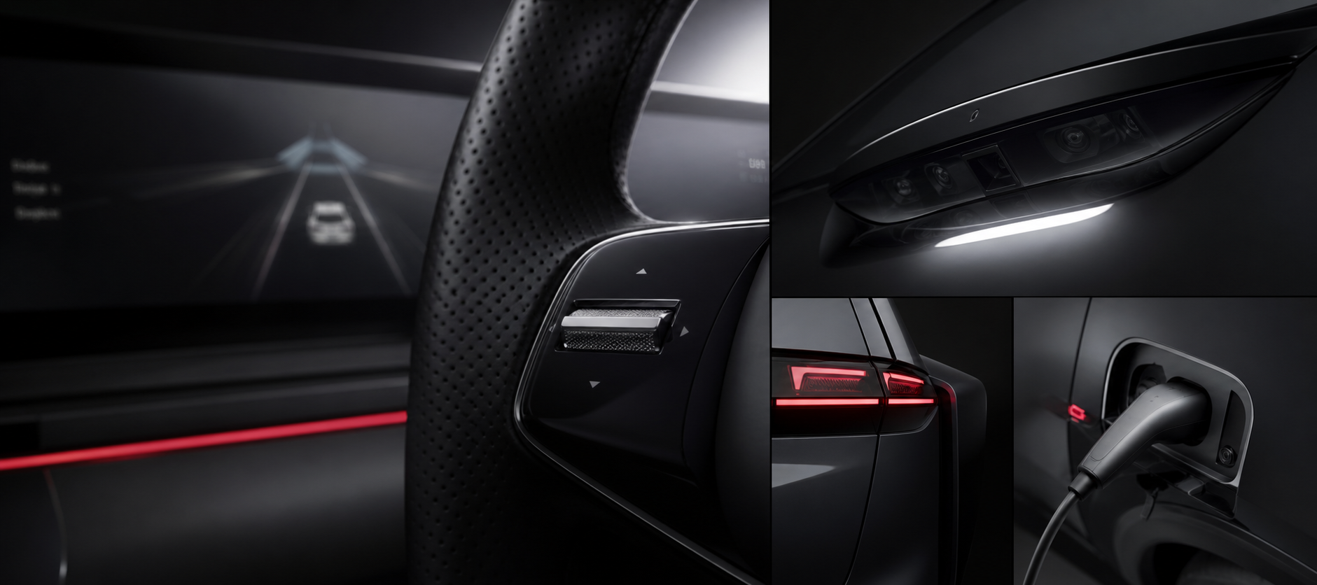 Visual editorial neutral HANN bertemakan teknologi automotif
